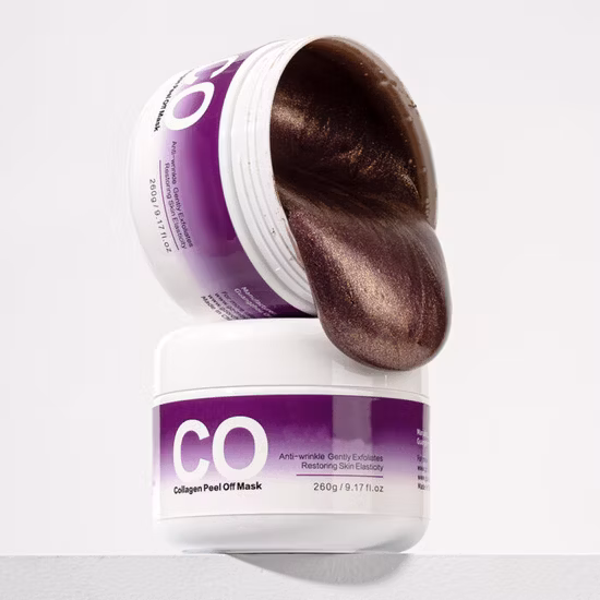 Máscara de pescoço de colágeno dourado antirrugas para cuidados com a pele OEM